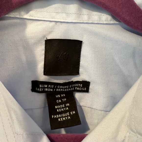 NWOT H&M Slim Fit Premium Cotton Shirt - Picture 4 of 4